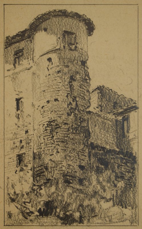 1910 ca. -  Avanzi delle mura Orsini